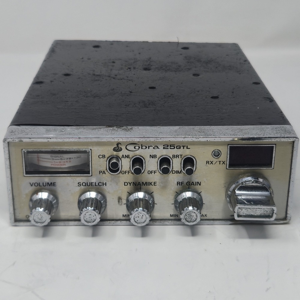 Vintage Cobra 25GTL 40 Channel Mobile CB Radio Transceiver Dynascan WORKING